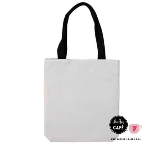 Doodles - Sublimation Blanks - Sublimation Linen Shopping Bag - 36cm x 39cm
