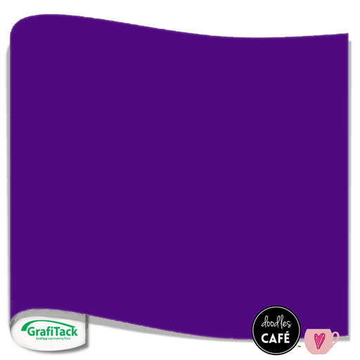 Grafitack - Premium Adhesive Vinyl GLOSS - Purple (30cm x 1M)