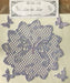 Van-Cha-Din - Mixed Media - 3D Decorative Lace Embellishment - Lavender Doily