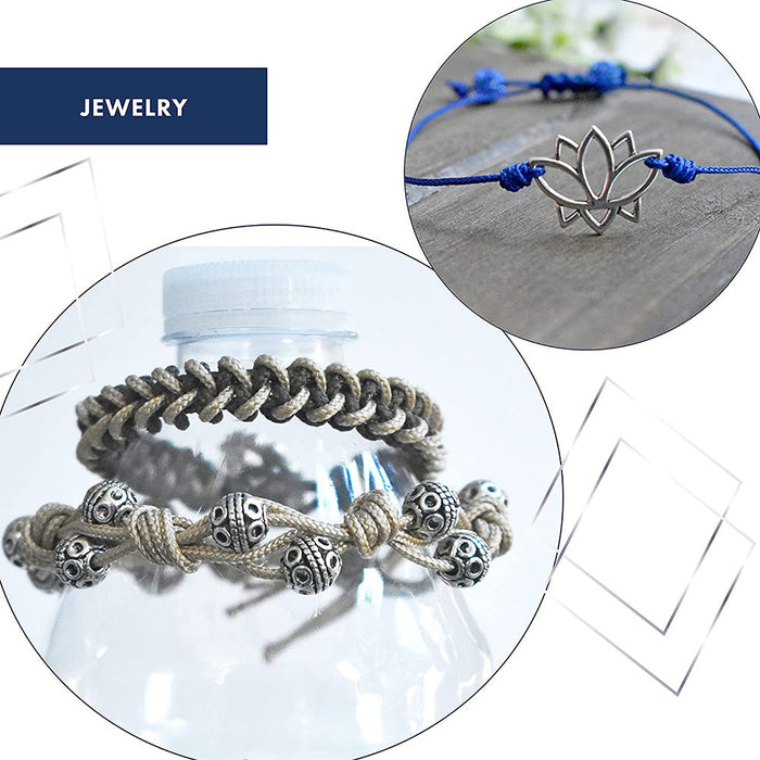 RePEaT, 100% Recycled PET Braided Cord, 8 Strand, 1.0 mm / .039 in, 100 lb / 45.3 kg, Break Strength, Black, 16.4 ft / 5 m