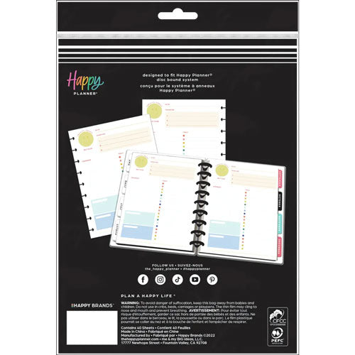 Me & My Big Ideas - Happy Planner Classic Fill Paper-Super Happy