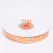 Dovecraft - Creative Ribbons - Grosgrain - Satin - Check Orange