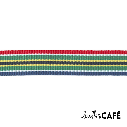 Medal Ribbon - Striped – South African Flag - (10mm x 1 Meter)