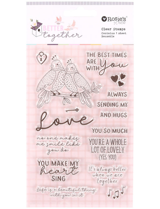 Rosie's Studio - Clear Stamps - Better Together