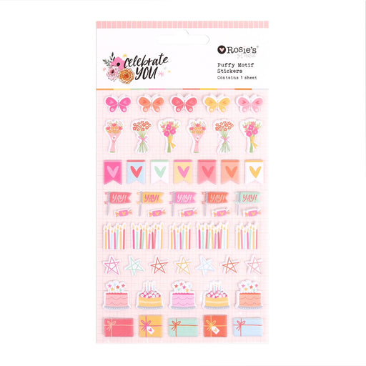 Rosie's Studio - Puffy Stickers - Celebrate You