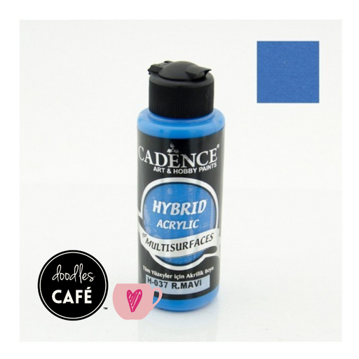 Cadence - Hybrid Acrylic Paint - Multi Surfaces & Leather - Royal Blue