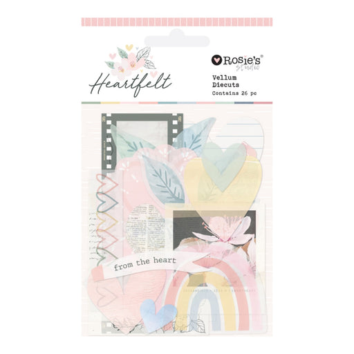 Rosie's Studio - Vellum Die-Cuts - Heartfelt