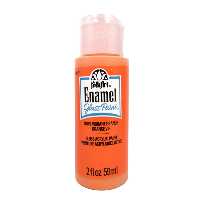 FolkArt Enamel Paint 2oz Pure Orange