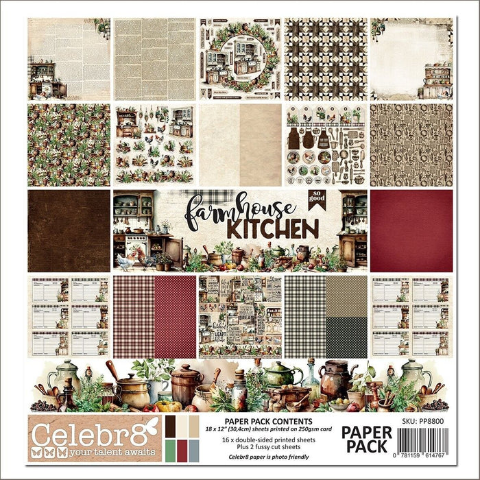 Celebr8 - Paper Pack - FarmHouse Kitchen