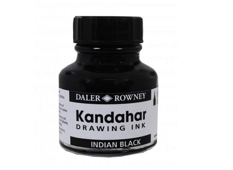 Daler-Rowney - Kandahar Drawing Ink - Black - 28ml