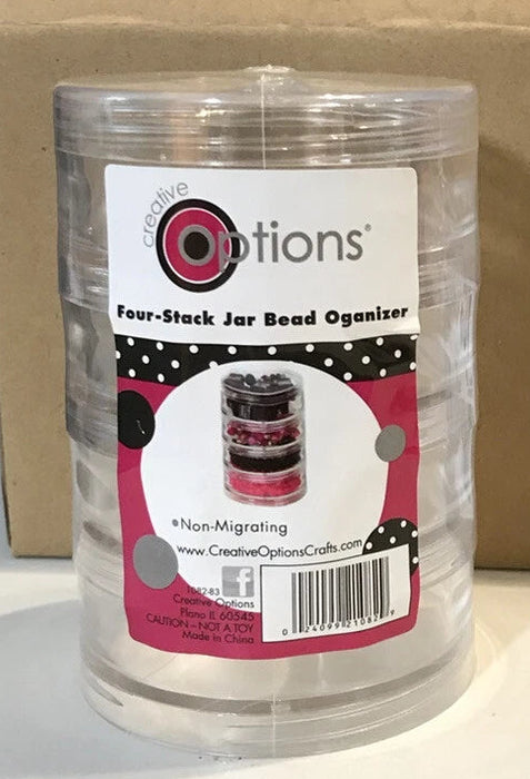 Creative Options - Organizer Four Stack Bead Jar