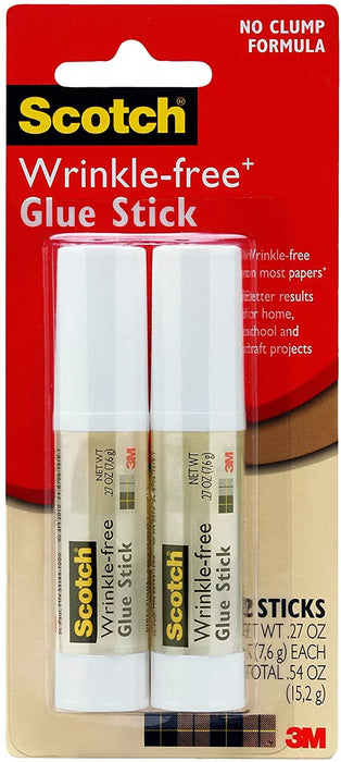 3M Scotch - Wrinkle-Free Glue Stick 2/Pkg.27oz