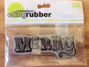 Stampendous - Cling Rubber Stamp - Merry Mix