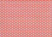 Houseworks - Dollhouse Siding/Floor - Red Brick Vinyl Sheet - 1 Inch Scale