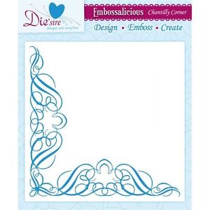 Crafter's Companion - 8"x8" Embossalicious Folder - Chantilly Corner(only A4 & bigger machines)