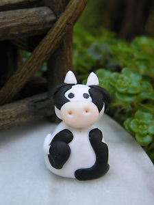 Darice - Timeless Mini's - Miniature Clay Cow