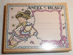 Penny Black - Mounted Rubber Stamp - Angel Frame