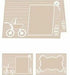 Craftwell - eBosser - Embossing Folders - A4 SIZE - Baby Blocks