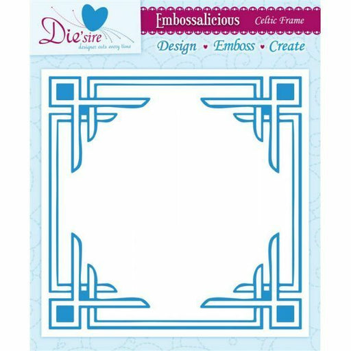 Crafter's Companion - 8"x8" Embossalicious Folder - Celtic Frame(only A4 & bigger machines)