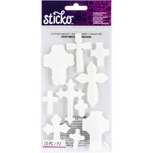 Ek Success - Sticko - Dimensional Stickers - Crosses