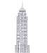 Ek Success - Jolee's Boutique - Dimensional Stickers - Empire State Building