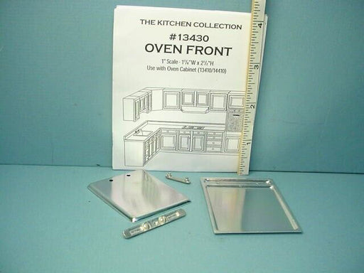 Houseworks - Metal Oven Front - Unfinished - 1 Inch Scale