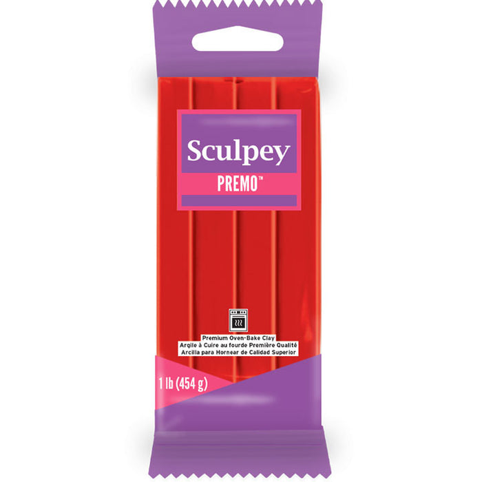 Sculpey - Premo Clay - Cadmium Red Hue 454g (1lb)