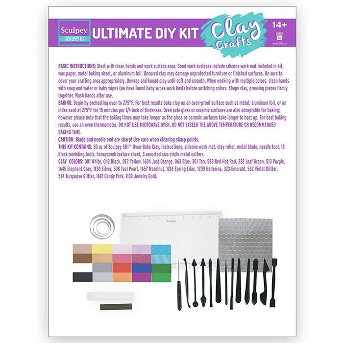 Sculpey - Ultimate DIY Clay Crafts Kit - Sculpey III