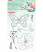 Studio Light Clear Stamp Birthday Blooming Butterfly 93x136x3mm 7 PC