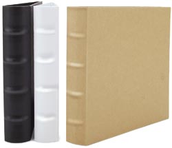 Zutter - Bind-It-All - Cover-alls - Bamboo Spine - White - 7.5 x 5 Inch