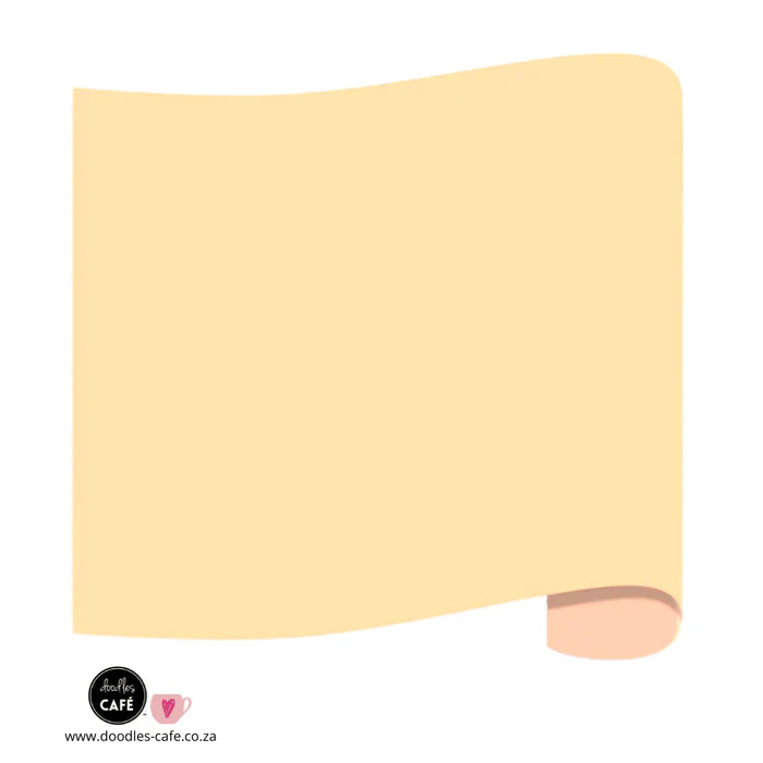 Poli-Flex Turbo - Heat Transfer Vinyl - SAND BEIGE (30cm x 1m)