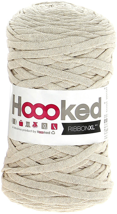 Hoooked Ribbon XL Yarn-Sandy Ecru RXL-33