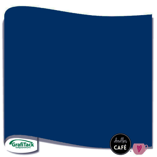 Grafitack - Vinyl Sheet GLOSS - Sapphire Blue (0.5m x 30cm)