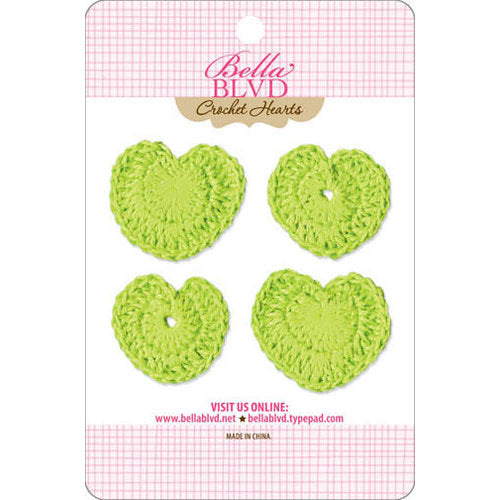 Bella Blvd - Crochet Hearts - Pickle Juice