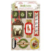 BoBunny - Christmas Collage - Self-Adhesive Layered Chipboard