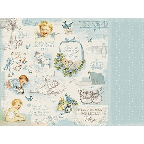 Kaisercraft - 12" x 12" DS-Paper - Peek-a-boo - Bambino