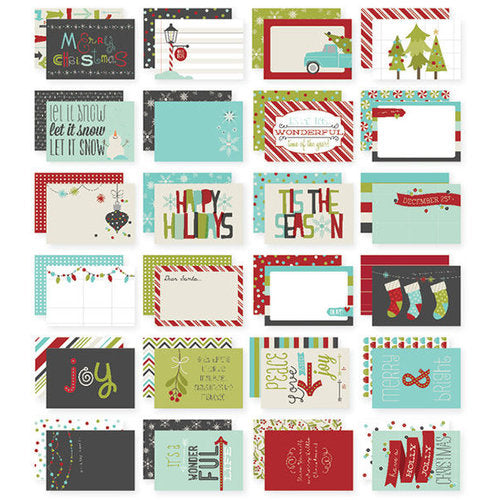 Simple Stories - SNAP Collection - Christmas - 6 x 4 Cards - 'Tis the Season