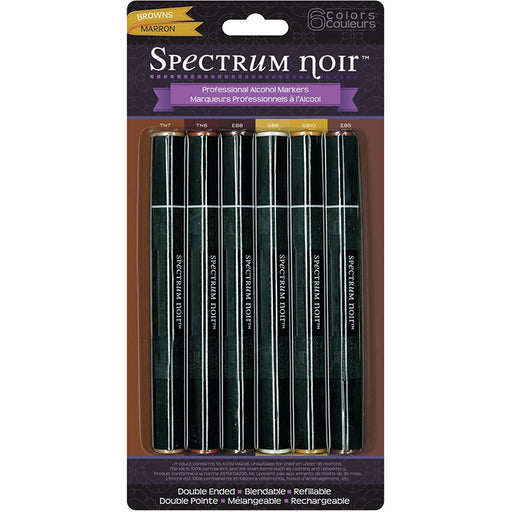 Crafter's Companion - Spectrum Noir - Colouring System - Browns