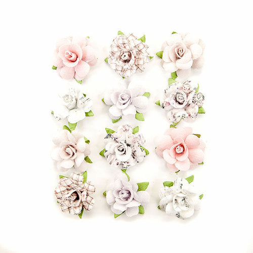 Prima Marketing - Lavender Frost Collection - Flower Embellishments - Aromatic Peace