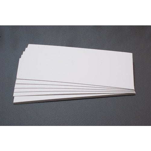 We R Memory Keepers - Lifestyle Crafts - Letterpress - Paper,No. 10 Flat, Thick, White