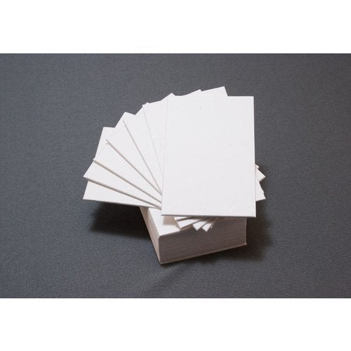 We R Memory Keepers - Letterpress - Paper - Mini Flat - Thick - White