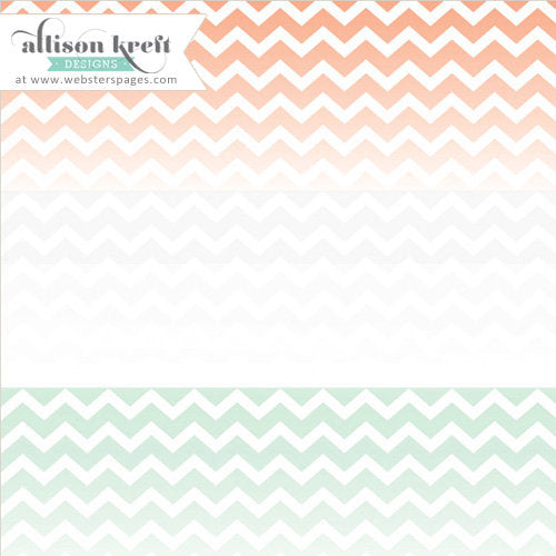 Webster's Pages - Hello World Collection - 12 x 12 Transparency - Hello Chevron