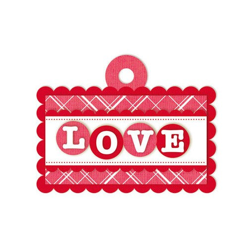 We R Memory Keepers - Embossed Tags - Love