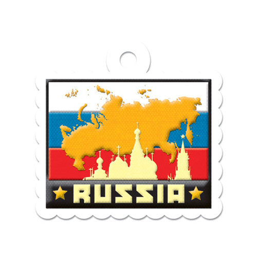 We R Memory Keepers - Embossed Tags - Russia