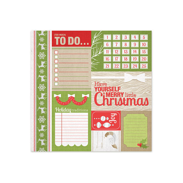 We R Memory Keepers - 12" x 12" DS-Paper - Yuletide - Card