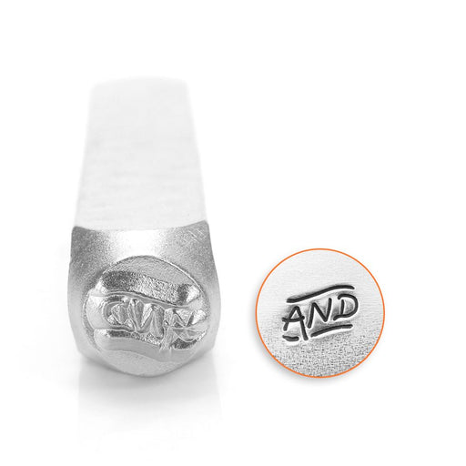 ImpressArt - Metal Stamp - Design - "And" - 6mm