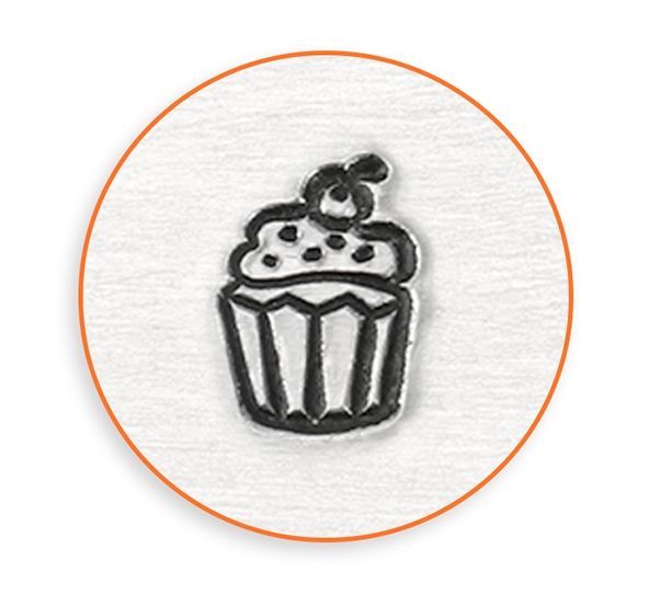 Cupcake Design Stamp, 6mm