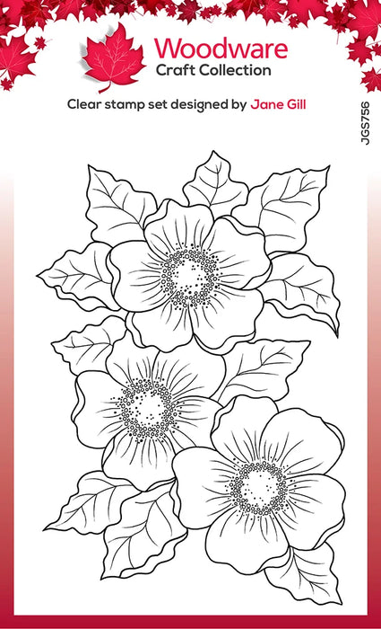 Creative Expressions - Woodware Clear Stamp - Scented Blooms