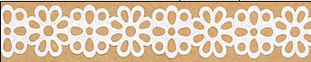 Oricraft - Decorative Lace Tape - Self-Adhesive - Flower