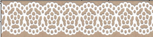 Oricraft - Decorative Lace Tape - Self-Adhesive - Secret